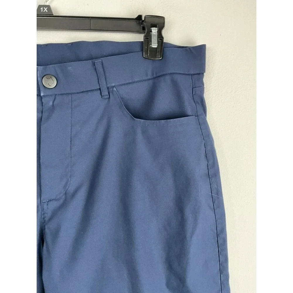 Greyson Amagansett 5-Pocket Golf Pants Light Stretch Blue Mens Size 36x32‎
